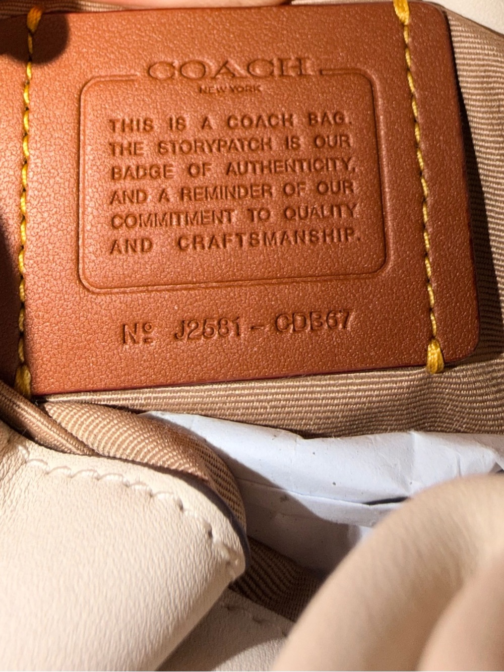 Coach Faye Mini Drawstring Bag - Picture 11 of 11